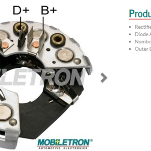 Выпрямитель генератора/RB-01HA = 130603 MOBILETRON