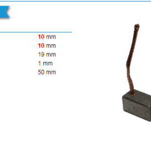 Щетки электромотора/KSB0017XK = 501919 [10x10x19] (1 шт.) KRAUF