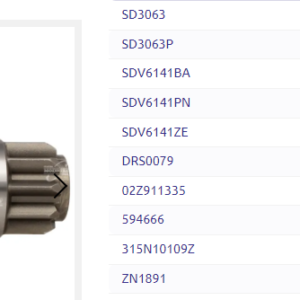 Привод стартера/DRS0079 =  MFG