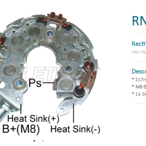 Выпрямитель генератора/RN-29 = 235842 MOBILETRON