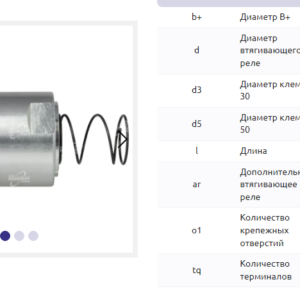 Втягивающее реле/SLS0177 = 236258 MFG