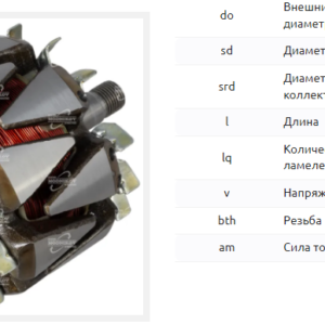 Ротор генератора/RTA0013 = 139447 MFG