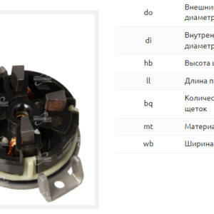 Щеточный узел стартера/BHS0065OEM = 236613 MFG